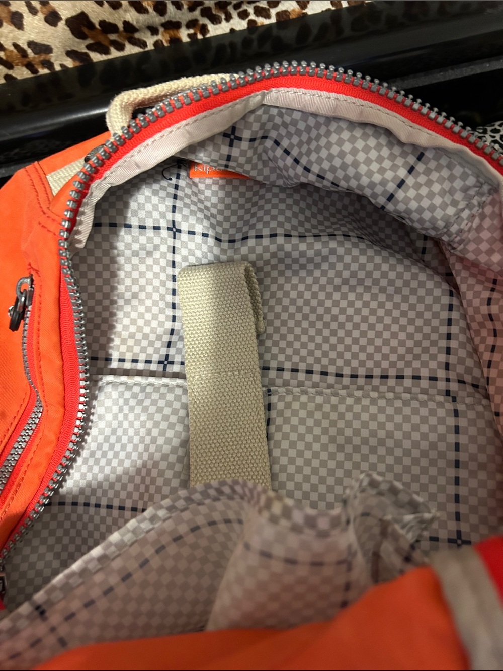 Kipling  2 bundle like new Orange Nylon Backpack - Casual Travel Daypack - Picture 8 of 9